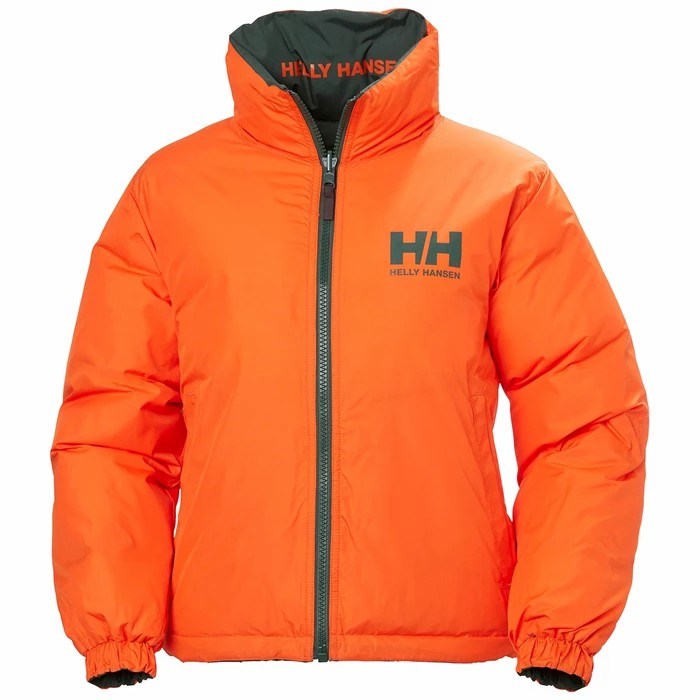 Women's Helly Hansen W Hh Urban Reversible Casual Jackets Green | 872-ZDBQRS