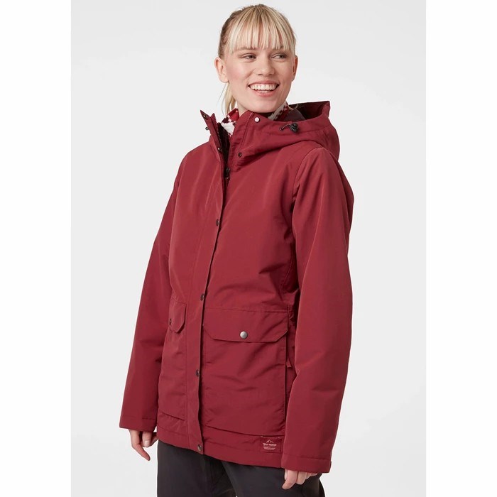 Women's Helly Hansen W Hovin Insulated Midlayer Jackets Rose | 562-HNBERI