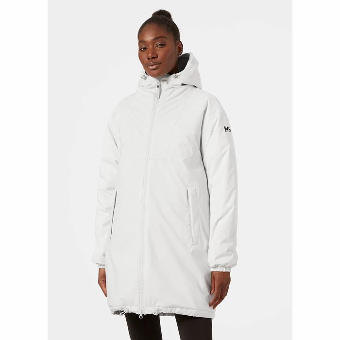 Women's Helly Hansen W Illusion Parka Grey | 503-WSZNCB