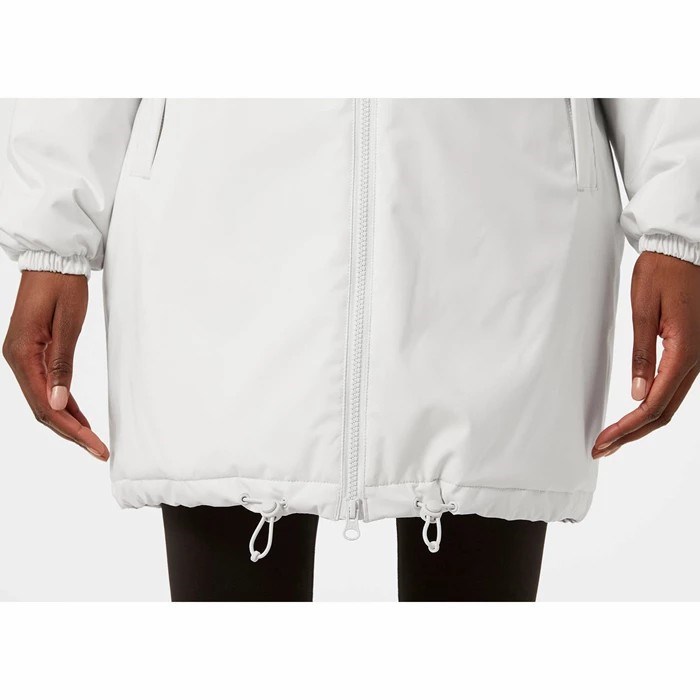 Women's Helly Hansen W Illusion Parka Grey | 503-WSZNCB