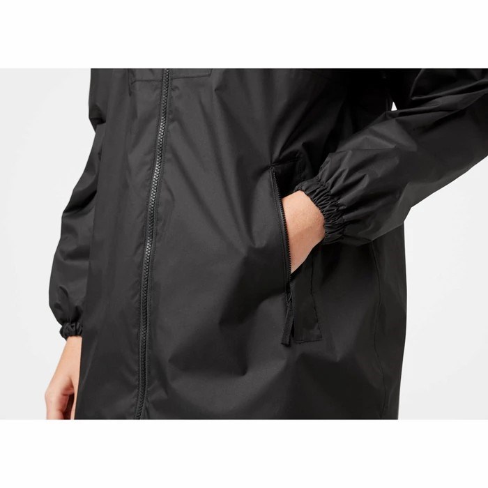 Women's Helly Hansen W Illusion Waterproof Jackets Black | 754-HQSKFU