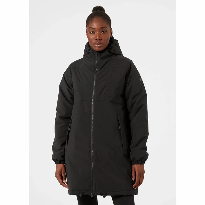 Women's Helly Hansen W Illusion Winter Jackets Black | 748-DYJXSO