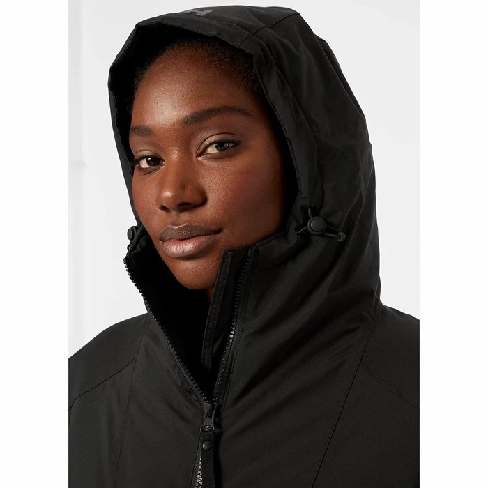 Women's Helly Hansen W Illusion Winter Jackets Black | 748-DYJXSO