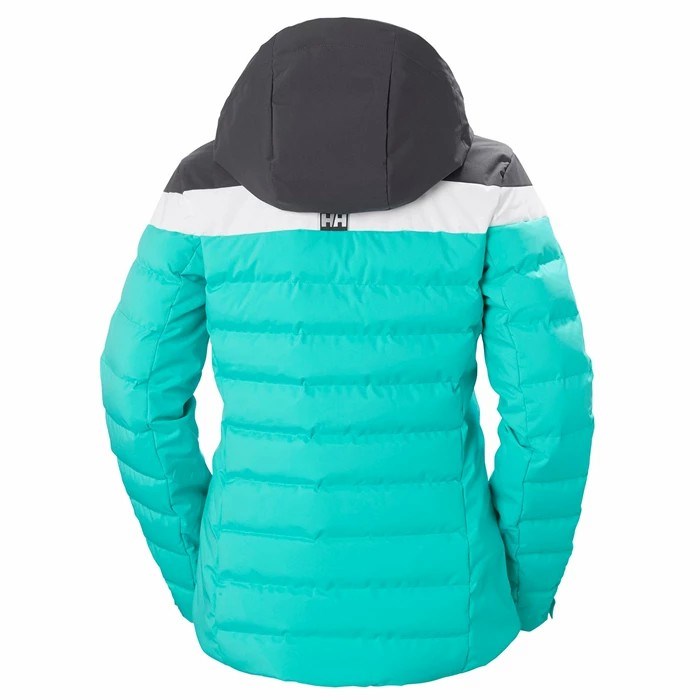 Women's Helly Hansen W Imperial Puffy Ski Jackets Turquoise | 051-OQLIEJ