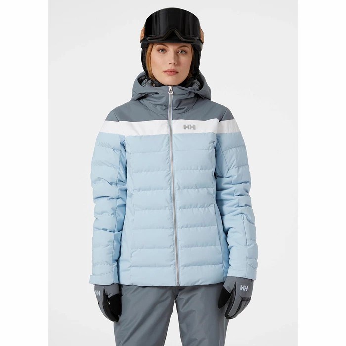 Women's Helly Hansen W Imperial Puffy Ski Jackets Grey | 549-EQPNJB