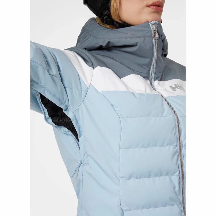 Women's Helly Hansen W Imperial Puffy Ski Jackets Grey | 549-EQPNJB