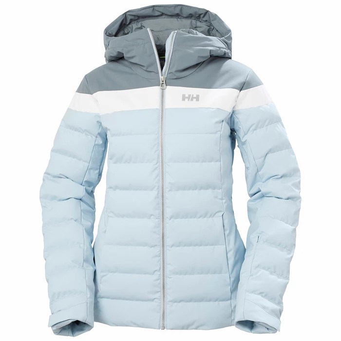 Women\'s Helly Hansen W Imperial Puffy Ski Jackets Grey | 549-EQPNJB