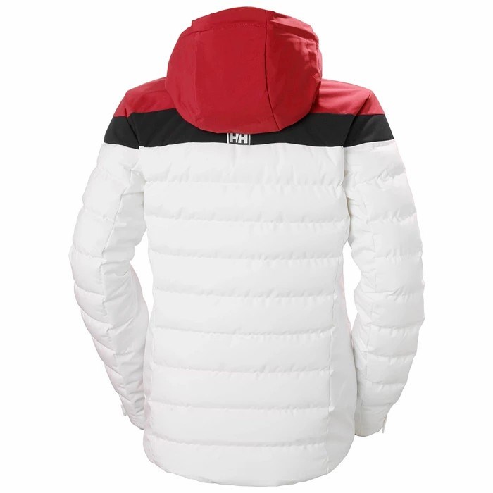 Women's Helly Hansen W Imperial Puffy Ski Jackets White | 560-QHBCJM