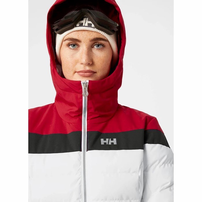 Women's Helly Hansen W Imperial Puffy Ski Jackets White | 560-QHBCJM