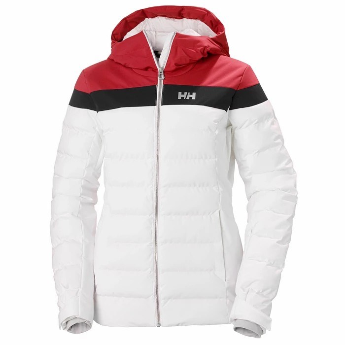 Women\'s Helly Hansen W Imperial Puffy Ski Jackets White | 560-QHBCJM