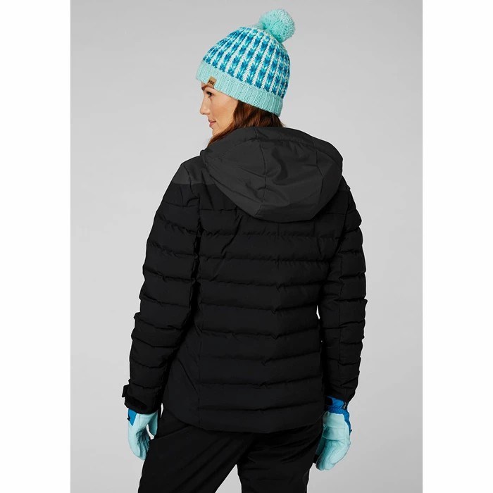 Women's Helly Hansen W Imperial Puffy Ski Jackets Black | 640-TIAEJX