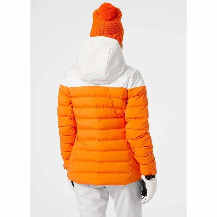 Women's Helly Hansen W Imperial Puffy Ski Jackets Orange | 653-LMJOXI