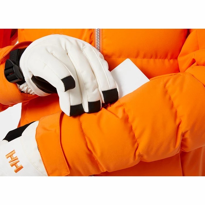 Women's Helly Hansen W Imperial Puffy Ski Jackets Orange | 653-LMJOXI