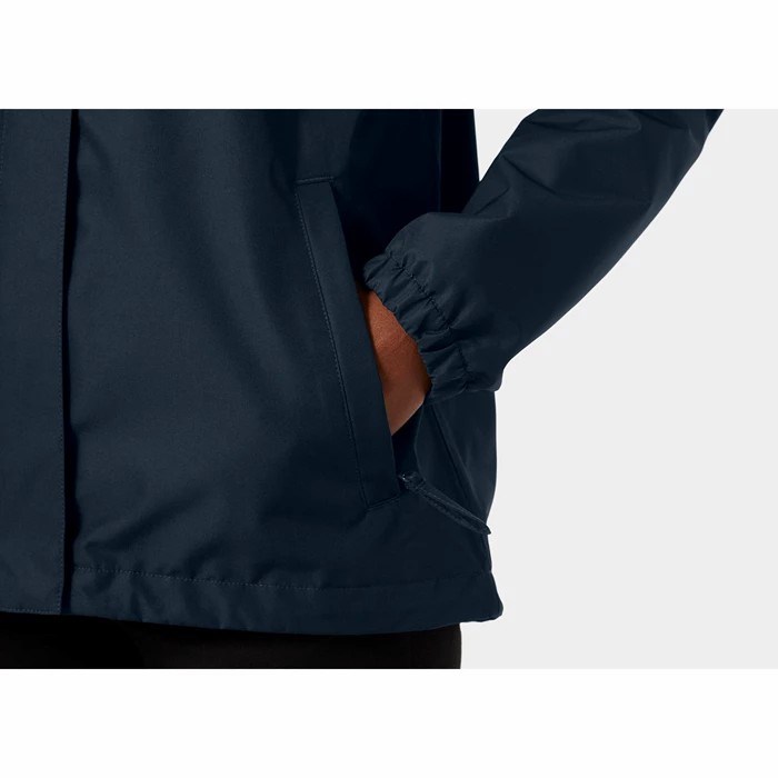 Women's Helly Hansen W Juell Waterproof Jackets Navy | 498-JZTKVG