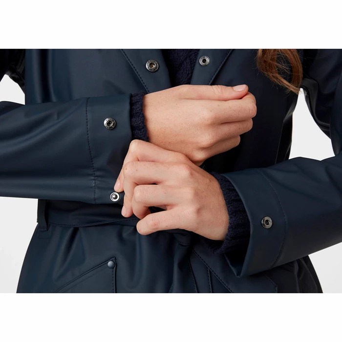 Women's Helly Hansen W Kirkwall Ii Coats Navy | 731-RCNEXI