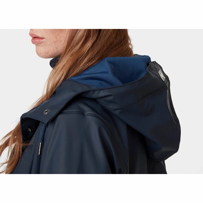 Women's Helly Hansen W Kirkwall Ii Coats Navy | 731-RCNEXI