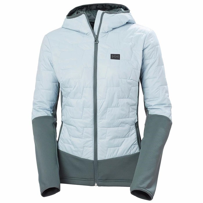 Women\'s Helly Hansen W Lifaloft Hybrid Midlayer Jackets Grey | 093-BCGFXE