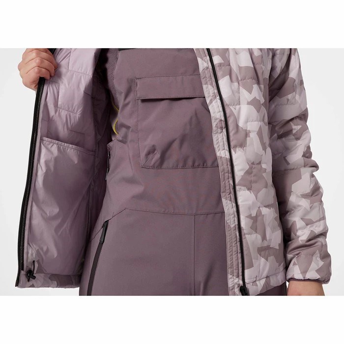 Women's Helly Hansen W Lifaloft Midlayer Jackets Grey | 361-JXZGRU