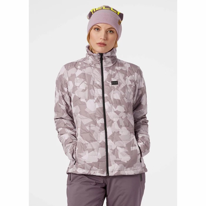 Women's Helly Hansen W Lifaloft Outdoor Jackets Grey | 329-SYNMDQ