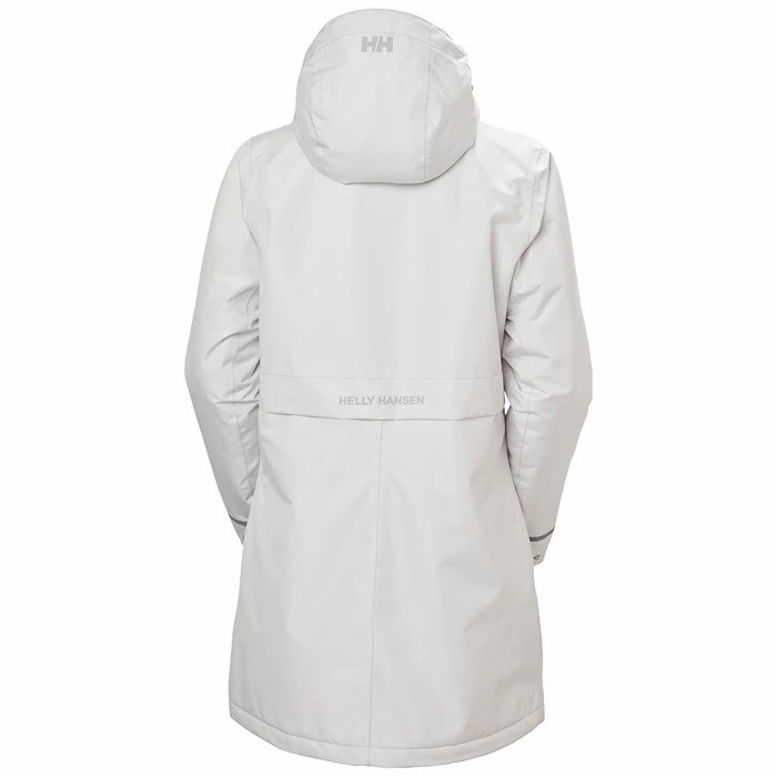 Women's Helly Hansen W Lisburn Insulated Parka Grey | 029-HFQAWT