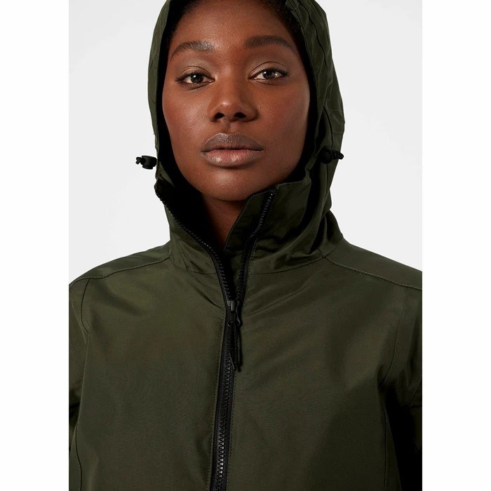 Women's Helly Hansen W Lisburn Insulated Parka Grey | 249-OKCAHX