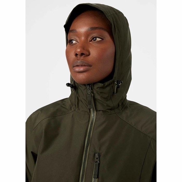 Women's Helly Hansen W Long Belfast Winter Parka Grey | 912-QXVJRN