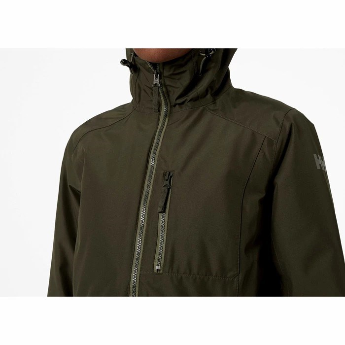 Women's Helly Hansen W Long Belfast Winter Waterproof Jackets Grey | 987-RSEPBG