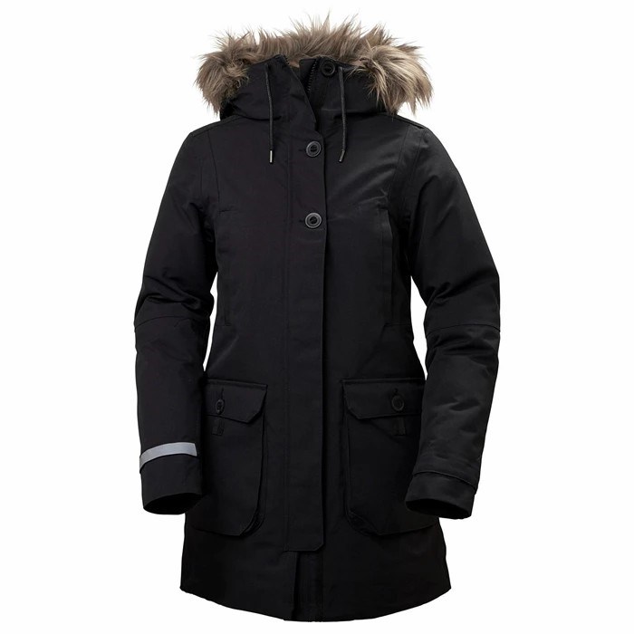 Women\'s Helly Hansen W Longyear Ii Parka Black | 357-KJPNVE