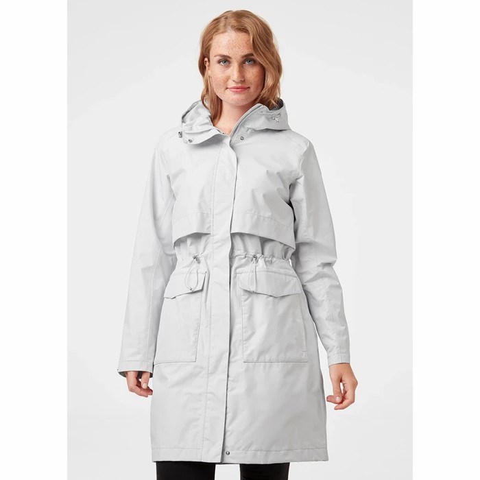 Women's Helly Hansen W Lynnwood Waterproof Jackets Grey | 081-CNMQRT