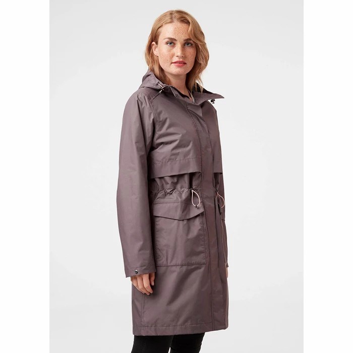 Women's Helly Hansen W Lynnwood Waterproof Jackets Grey | 243-ZVJMGU