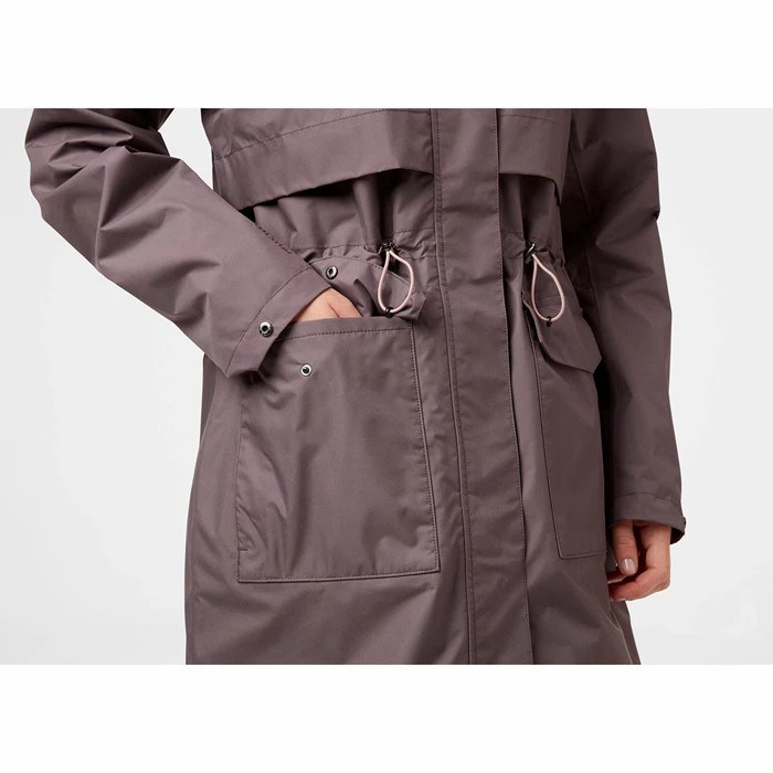 Women's Helly Hansen W Lynnwood Waterproof Jackets Grey | 243-ZVJMGU