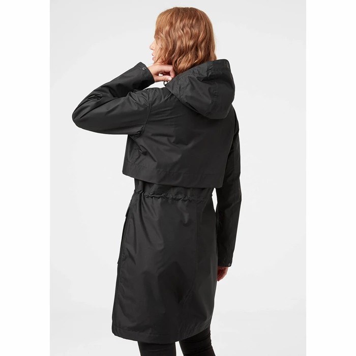 Women's Helly Hansen W Lynnwood Waterproof Jackets Black | 794-XWOUTV