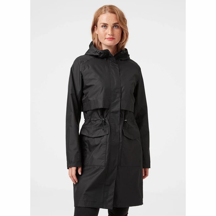 Women's Helly Hansen W Lynnwood Waterproof Jackets Black | 794-XWOUTV