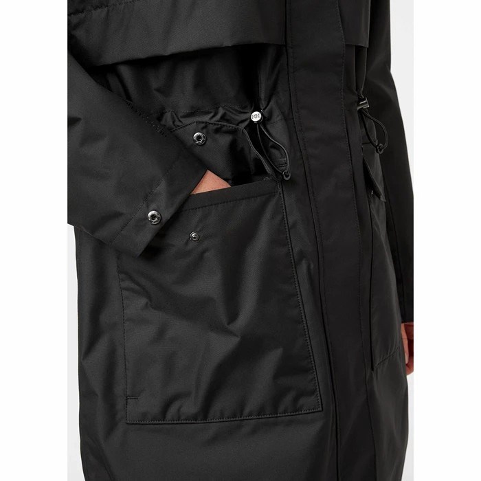 Women's Helly Hansen W Lynnwood Waterproof Jackets Black | 794-XWOUTV