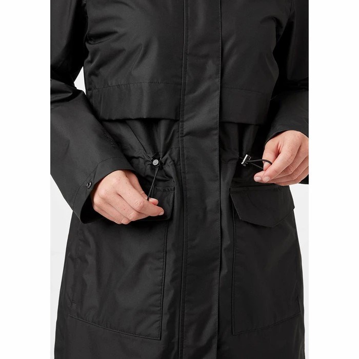 Women's Helly Hansen W Lynnwood Waterproof Jackets Black | 794-XWOUTV