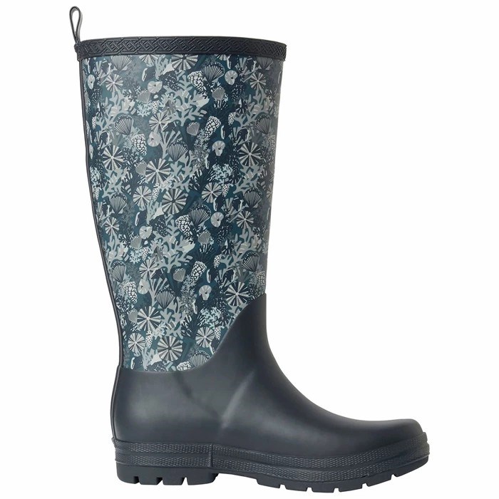 Women's Helly Hansen W Madeleine Print Rain Boots Navy | 381-SKWIPA