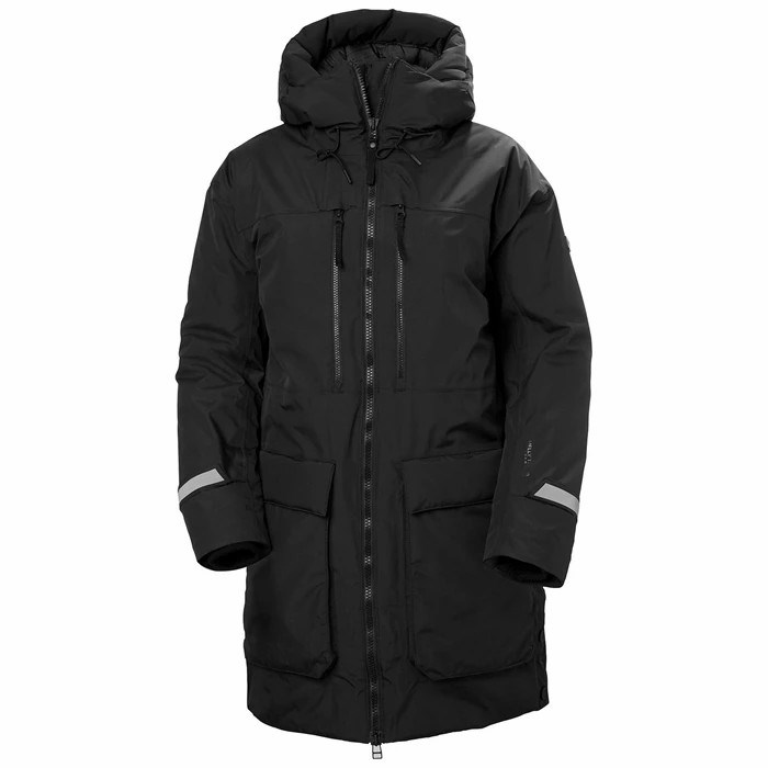 Women's Helly Hansen W Maud Parka Black | 056-ABYSWR