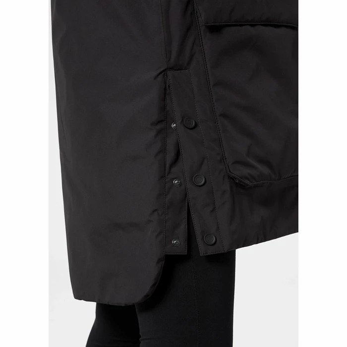 Women's Helly Hansen W Maud Parka Black | 056-ABYSWR