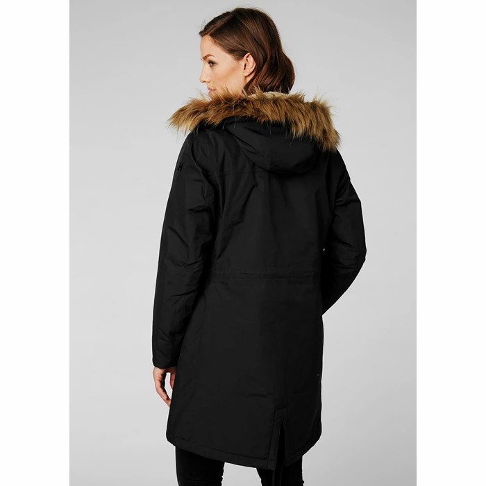 Women's Helly Hansen W Mayen Parka Black | 125-MRQLYT