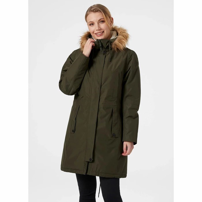 Women's Helly Hansen W Mayen Parka Grey | 570-VZRBUO