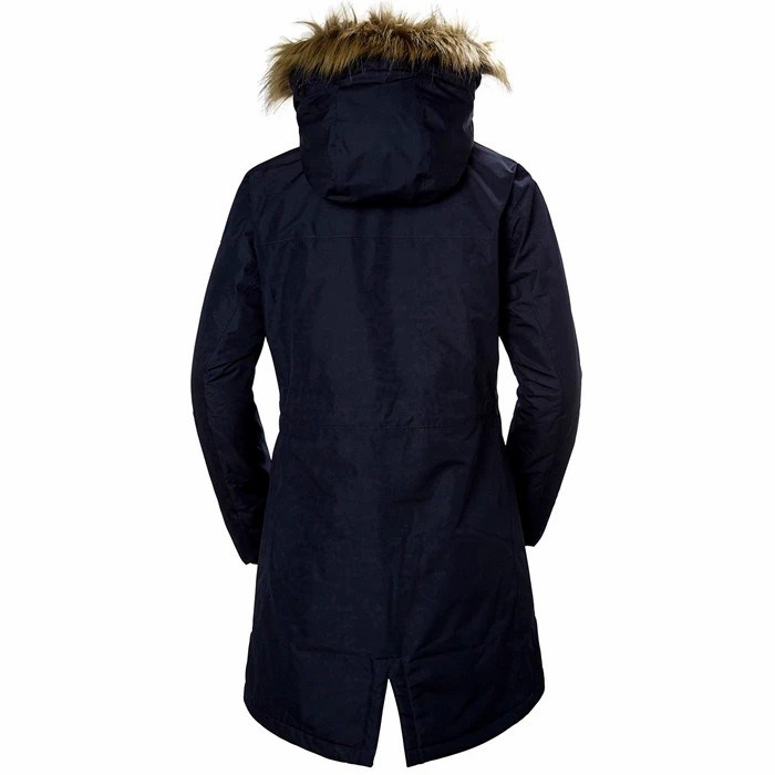 Women's Helly Hansen W Mayen Parka Navy | 903-CDJBIP