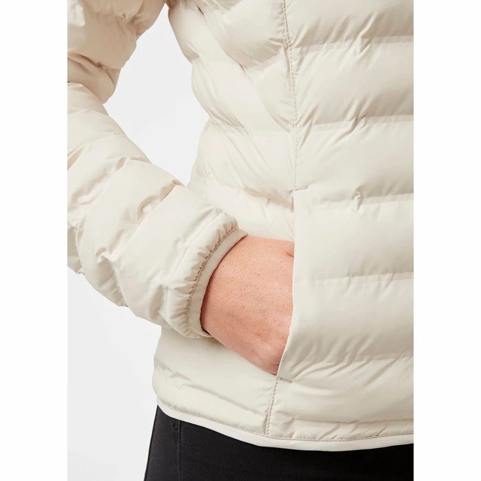 Women's Helly Hansen W Mono Material Casual Jackets Cream | 645-LDJEAK