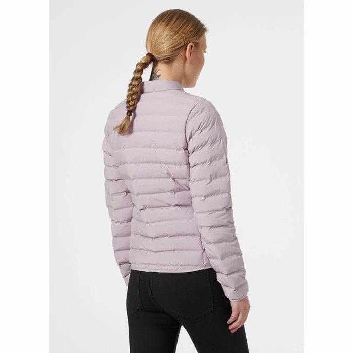 Women's Helly Hansen W Mono Material Midlayer Jackets Purple / Grey | 205-SOQYTF