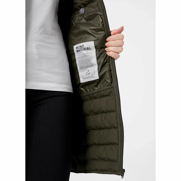 Women's Helly Hansen W Mono Material Parka Grey | 847-IFXQUE