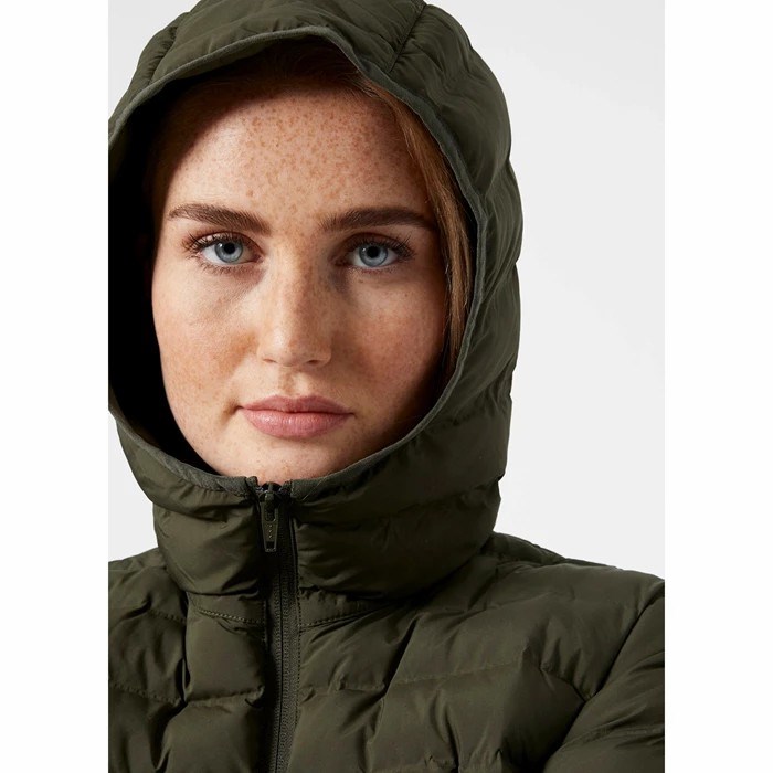 Women's Helly Hansen W Mono Material Parka Grey | 847-IFXQUE