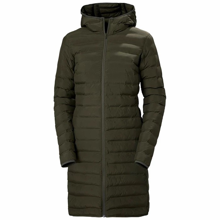 Women\'s Helly Hansen W Mono Material Parka Grey | 847-IFXQUE