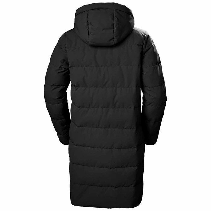 Women's Helly Hansen W Mono Material Puffy Casual Jackets Black | 481-FTXOIS