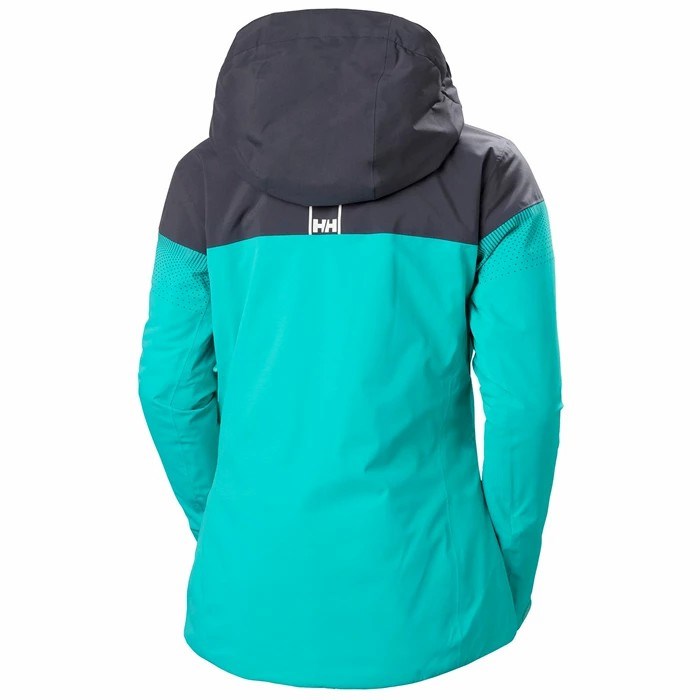 Women's Helly Hansen W Motionista Lifaloft Insulated Ski Jackets Turquoise | 123-OHBUGC