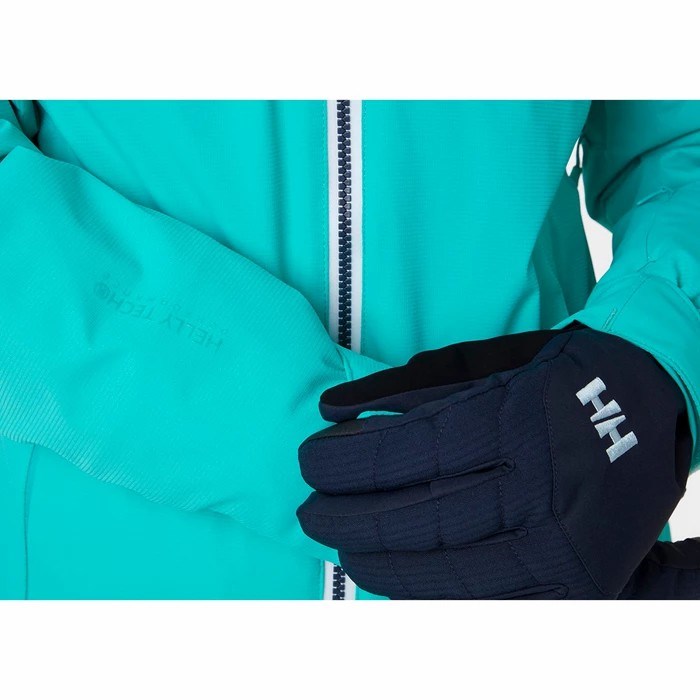 Women's Helly Hansen W Motionista Lifaloft Insulated Ski Jackets Turquoise | 123-OHBUGC