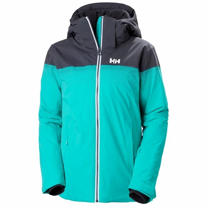 Women\'s Helly Hansen W Motionista Lifaloft Insulated Ski Jackets Turquoise | 123-OHBUGC